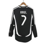 Vintage Soccer Jersey RAUL #7 Real Madrid Away Long Sleeve 2006/07