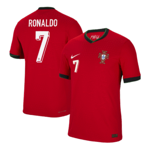 RONALDO #7 Portugal Home Authentic Soccer Jersey EURO 2024
