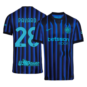 PAVARD #28 Inter Milan Home Soccer Jersey 2025/26