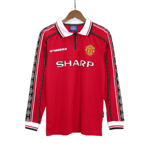 Vintage Soccer Jersey Manchester United Home Long Sleeve 1998/99