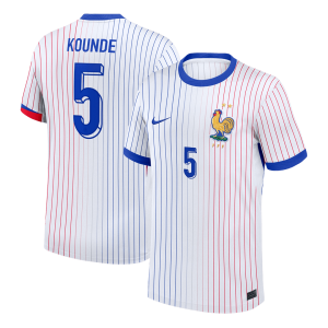 KOUNDE #5 France Away Soccer Jersey 2024