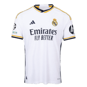 Real Madrid Home Authentic Soccer Jersey 2023/24 – UCL
