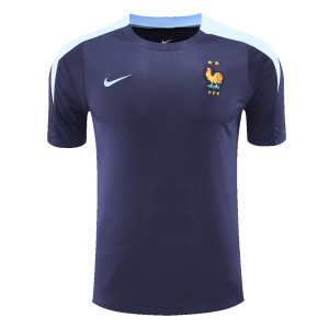 France Pre-Match Soccer Jersey EURO 2024 Navy