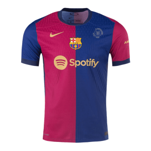 Barcelona Home Authentic Soccer Jersey 2024/25 – 125th Anniversary