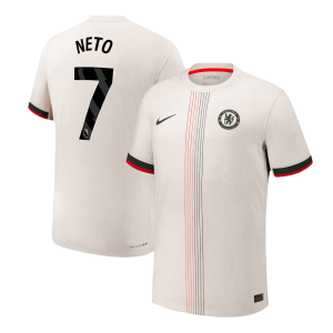 NETO #7 Chelsea Away Authentic Soccer Jersey 2025/26