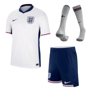 England Home Soccer Jersey Kit(Jersey+Shorts+Socks) Euro 2024