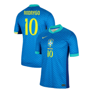 RODRYGO #10 Brazil Away Soccer Jersey Copa America 2024