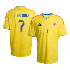 LUIS D??AZ #7 Colombia Home Soccer Jersey World Cup 2026
