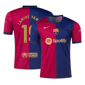 LAMINE YAMAL #19 Barcelona Home Soccer Jersey 2024/25