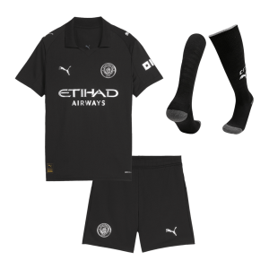 Manchester City Away Kids Soccer Jerseys Full Kit 2025/26