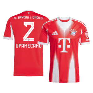 UPAMECANO #2 Bayern Munich Home Soccer Jersey 2025/26