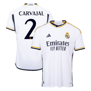 CARVAJAL #2 Real Madrid Home Authentic Soccer Jersey 2023/24
