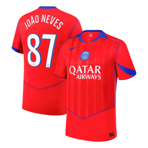 JO?O NEVES #87 PSG Third Away Soccer Jersey 2025/26