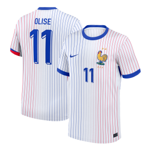 OLISE #11 France Away Soccer Jersey 2024