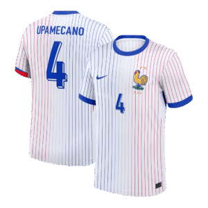 UPAMECANO #4 France Away Soccer Jersey 2024