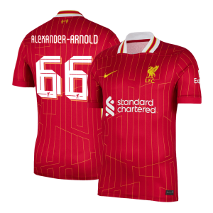ALEXANDER-ARNOLD #66 Liverpool Home Soccer Jersey 2024/25 – UCL