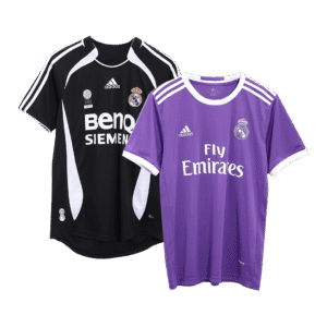 Vintage Jersey Real Madrid Away 2006/07 & Vintage Jersey Real Madrid Away 2016/17