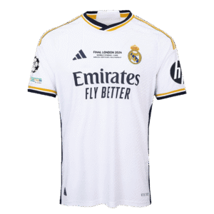 Real Madrid Home Authentic Soccer Jersey 2023/24 – UCL FINAL