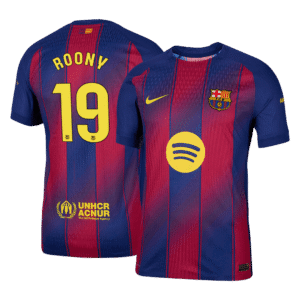 ROONY #19 Barcelona Home Authentic Soccer Jersey 2025/26