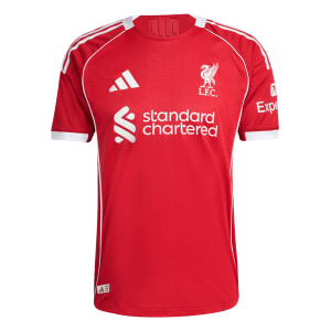 Liverpool Home Authentic Soccer Jersey 2025/26