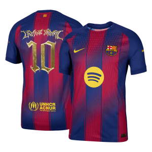 LAMINE YAMAL #10 Barcelona Home Authentic Jersey 2025/26 Kopa Trophy Edition