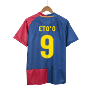 Vintage Soccer Jersey A.INIESTA #8 Barcelona Home 2008/09 – UCL Final