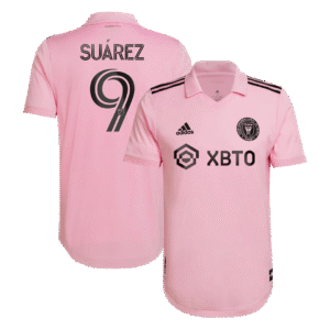 SU??REZ #9 Inter Miami CF Home Authentic Soccer Jersey 2022