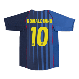 Vintage Soccer Jersey RONALDINHO #10 Barcelona Away 2004/05