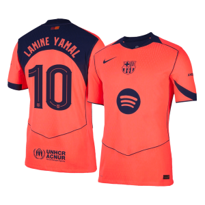 LAMINE YAMAL #10 Barcelona Third Away Authentic Soccer Jersey 2025/26 – UCL