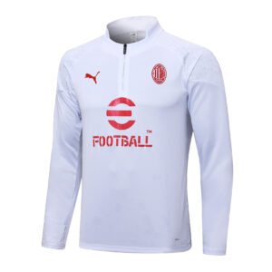 23-24 Half AC Milan white tracksuit