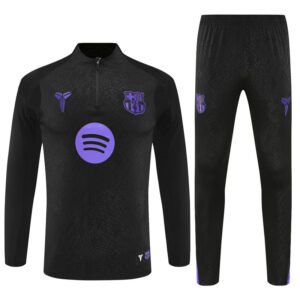 25-26 Barcelona Black Collaboration tracksuit