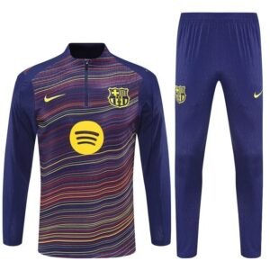 25-26 Barcelona Navy tracksuits Long Football tracksuit