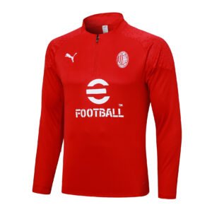 23-24 Half AC Milan Red tracksuit