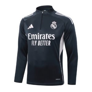 25-26 Half Real Madrid Dark Grey tracksuit
