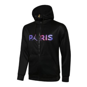21-22 Long La Jordan Paris Black Training Suit
