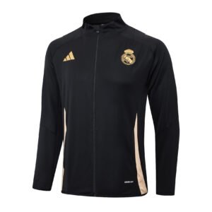 24-25 Long Real Madrid Black tracksuit