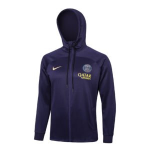 23-24 Half-hat Paris Dark Purple Training Suit