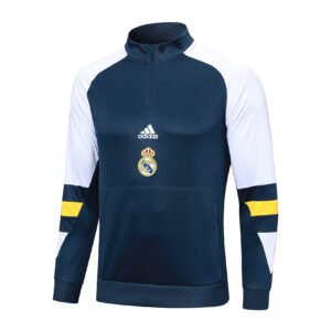 23-24 Half Real Madrid Royal Blue Sports Suit