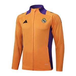 24-25 Long Real Madrid yellow tracksuit