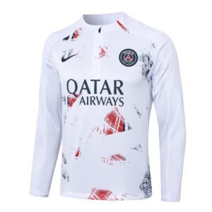 2425 Half Paris White Inkjet Training Suit