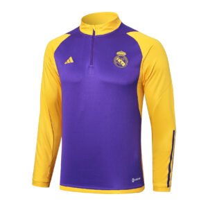 23-24 Half Real Madrid purple tracksuit