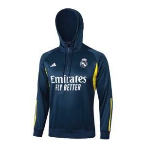 23-24 Half Real Madrid royal blue tracksuit