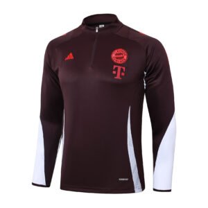 24-25 Half Bayern Red Brown tracksuit
