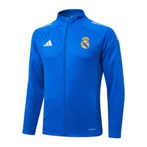25-26 Long La Real Madrid Lake Blue tracksuit