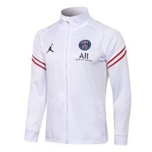 21-22 Long High Collar Jordan Paris White Training Suit