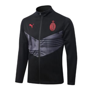 22-23 Long stretch AC Milan black tracksuit