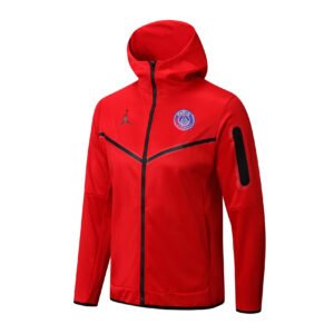 22-23 Long Jordan Paris Red Training Suit