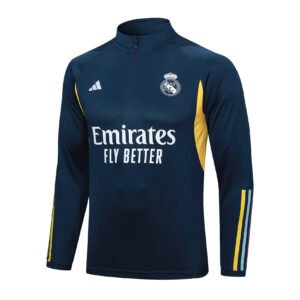 23-24 Half Real Madrid Royal Blue Sports Suit