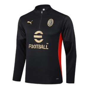 24-25 Half AC Milan Black tracksuit