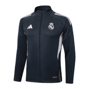 25-26 Long Real Madrid Dark Grey tracksuit